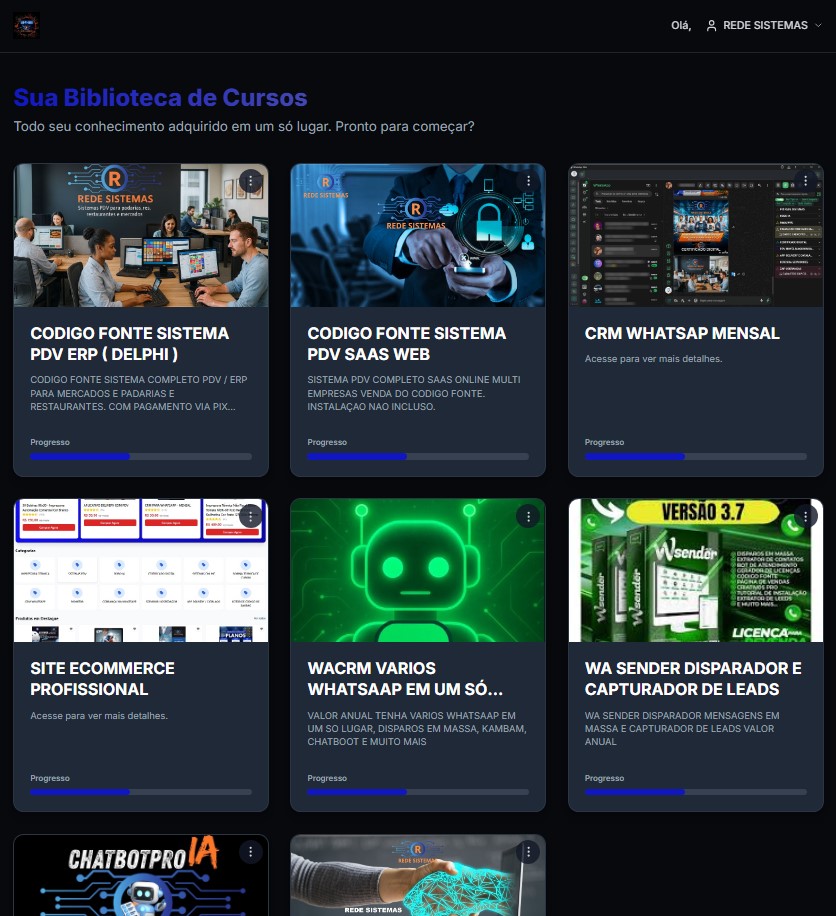 ARE DE MEMBROS E CHECKOUT DE PAGAMENTOS PIX - CARTAO - BOLETOS