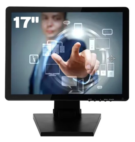 Monitor Touch Screen 17 Aitek Hd Bnc Usb Com Caneta Bivolt